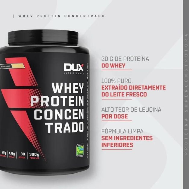 *whey dux conc 900g baunilha, no size