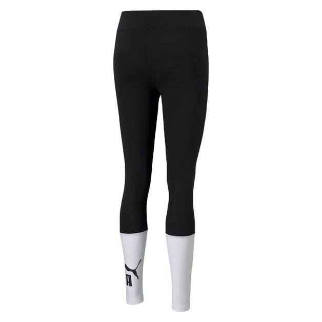 Calça Legging Infantil Puma Com Logo Feminina - Preto