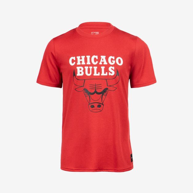 Camisa Infantil de Basquetebol NBA Chicago Bulls TS 900 JR, unica, 7-8 ANOS