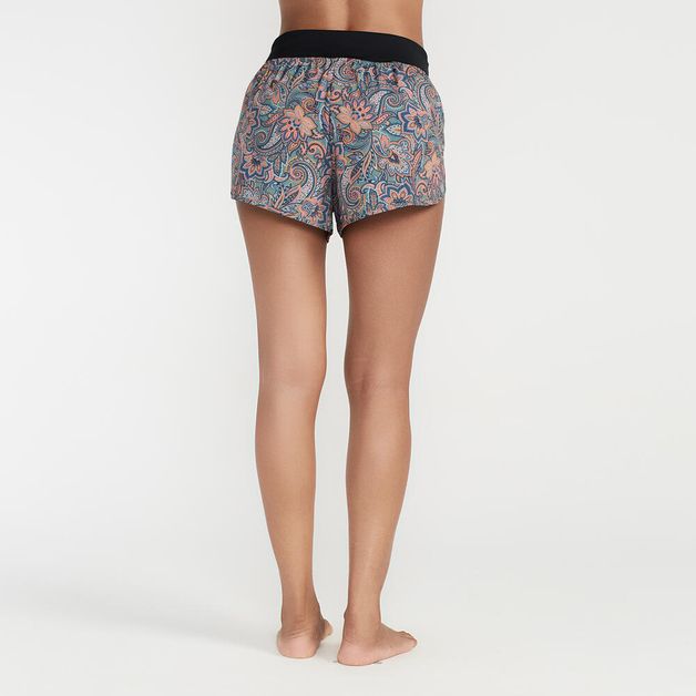 Short Feminino de Surf E Bodyboard Olaian, verde-floral, P
