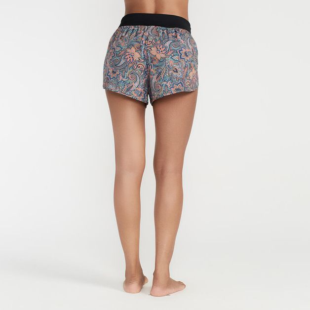Short Feminino de Surf E Bodyboard Olaian, verde-floral, P