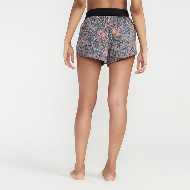 Short Feminino de Surf E Bodyboard Olaian, verde-floral, P