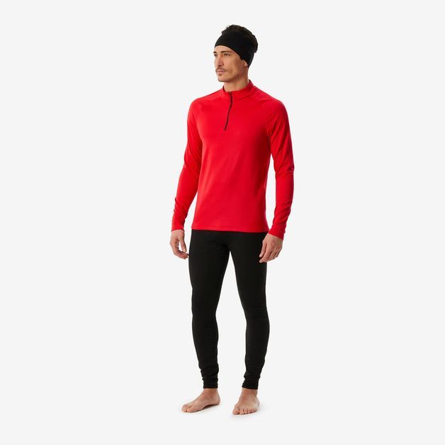 Bl ski 500 1/2 zip top m dark grey, xs Vermelho-fluorescente G