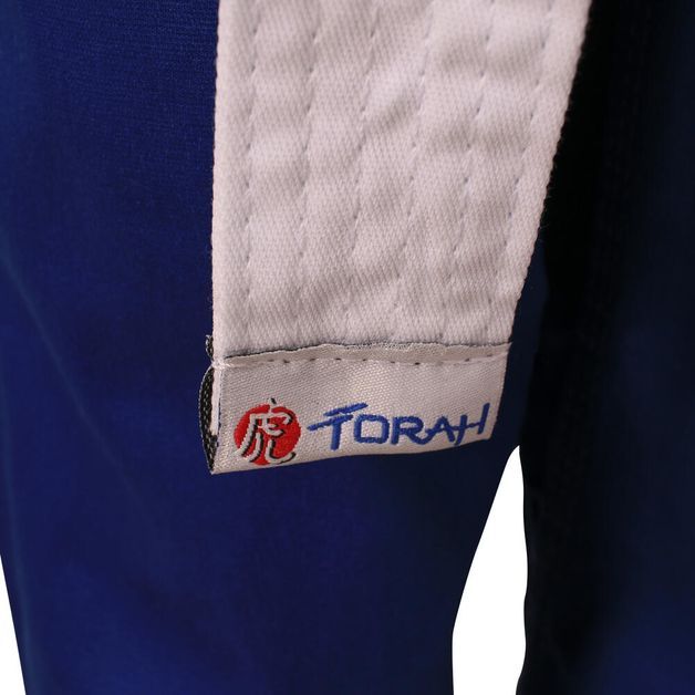 KIMONO DE JUDO, TORAH, COR AZUL, TAMANHO 130CM (M1), INDICADO PARA CRIANÇAS COM 1,16M ATÉ 1,25M DE ALTURA