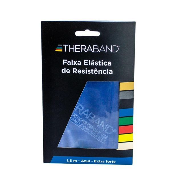 *faixa circular thera band 30cm, no size Azul