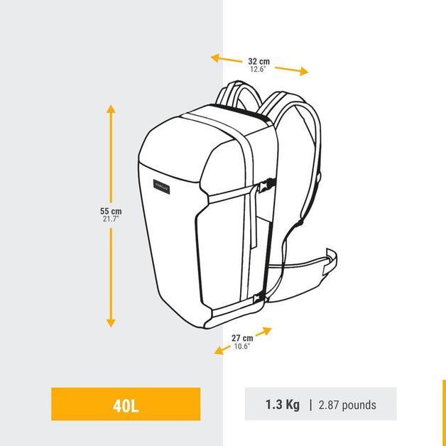 Travel 500 40l organizer backpa, no size Unica 40 L