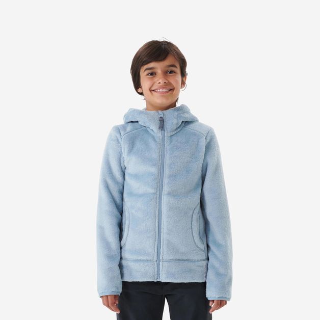 Fleece nh500 zip tw be, 7-8years/4'-4'2" Azul-pastel-escuro 8-9 ANOS