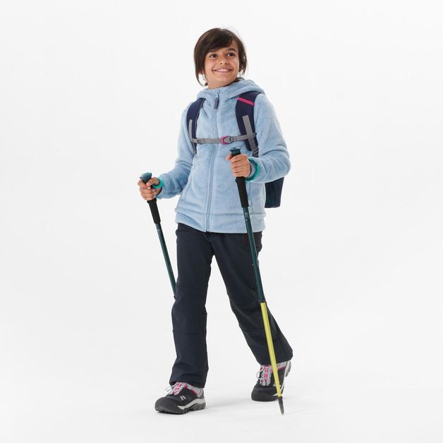 Fleece nh500 zip tw be, 7-8years/4'-4'2" Azul-pastel-escuro 8-9 ANOS