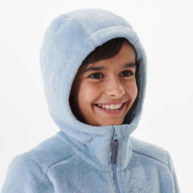Fleece nh500 zip tw be, 7-8years/4'-4'2" Azul-pastel-escuro 8-9 ANOS