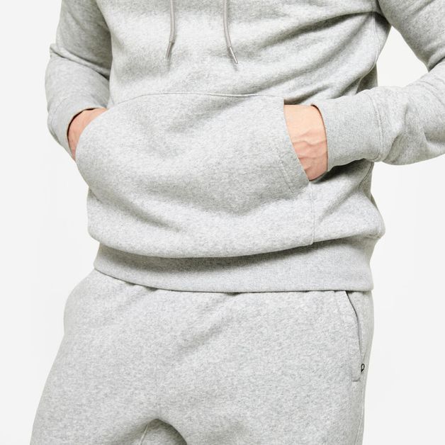 Hoodie 500 essential fleece heather, 3xl Cinza P