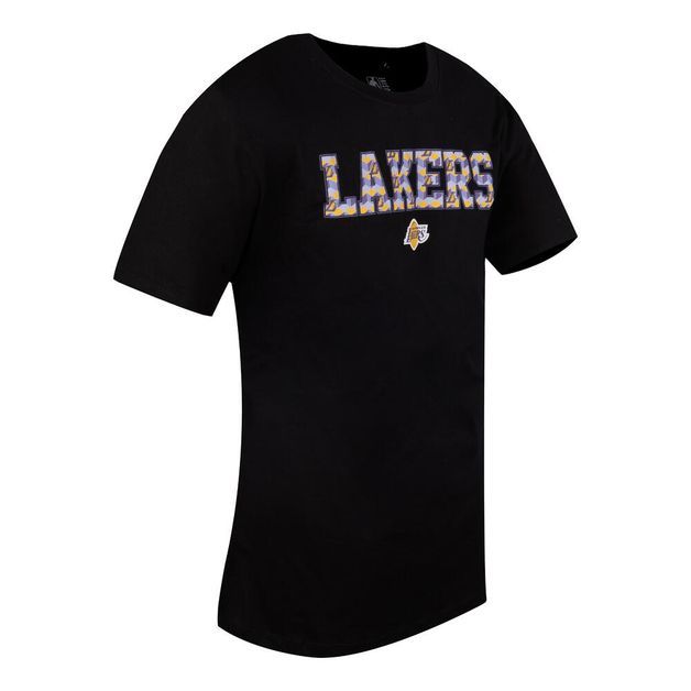 *t-shirt preta cubic la lakers masc, xl G