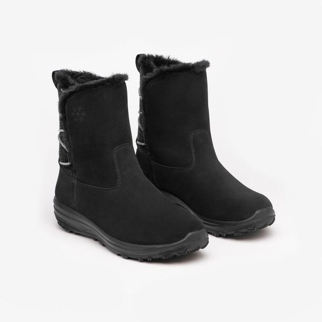 Boots warm sh500 mid leath, uk 6.5 eu40 Preto-fumê 34 BR