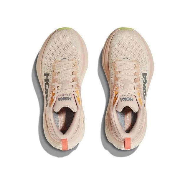 *tn hoka bondi 8 f rosa pv, uk 6.5  eu40 Rosa 37 BR