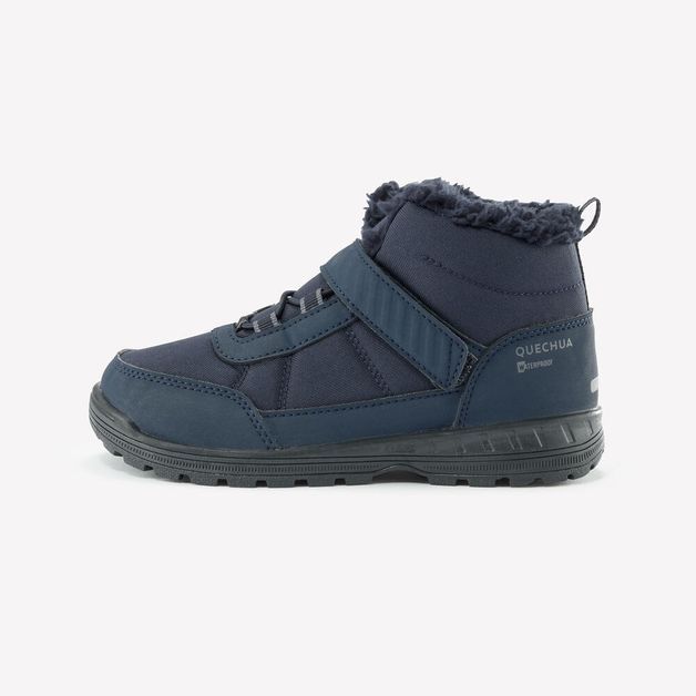 Shoes warm sh100 mid scrat, uk 1.5 eu34 Azul-escuro 25 BR