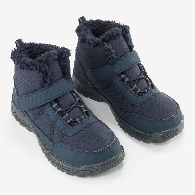 Shoes warm sh100 mid scrat, uk 1.5 eu34 Azul-escuro 25 BR