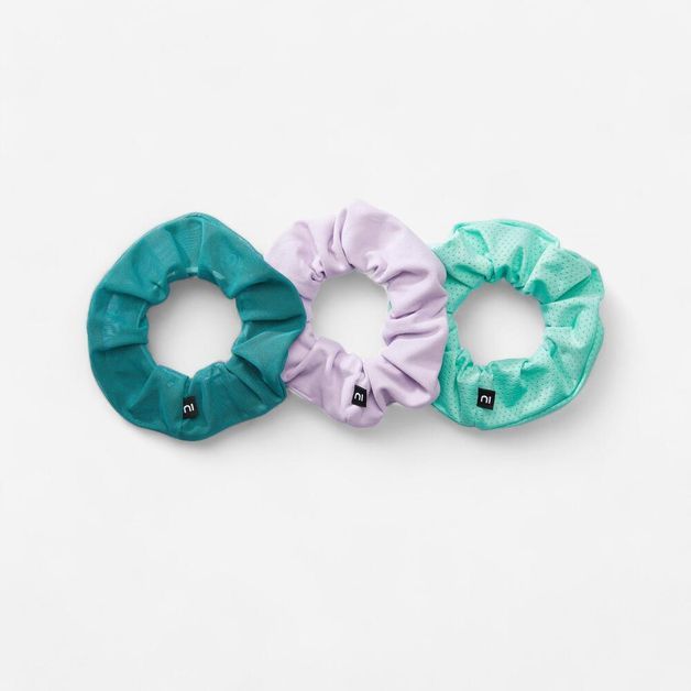 Scrunchy x 3, one size fits all Verde