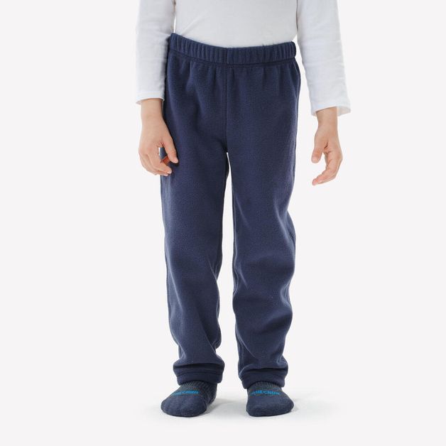 Pants fleece mh100 kid navy, 5-6 years 2-3 ANOS