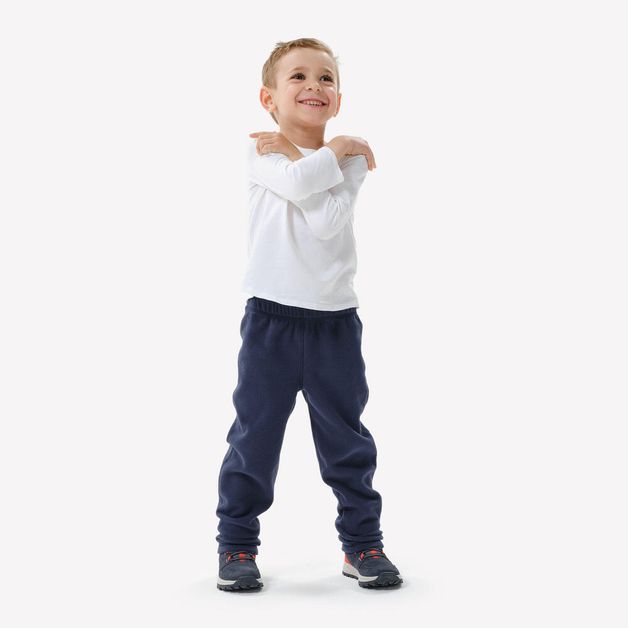 Pants fleece mh100 kid navy, 5-6 years 2-3 ANOS