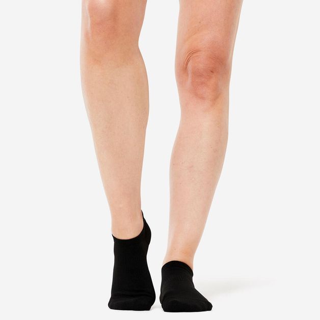 Invisible prt socks x3, uk5.5-8 eu39-42 Preta-cinza 33/36 BR