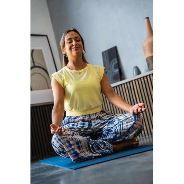 Yoga loose crop ts pin, uk12 - 14 / eu l Amarela G