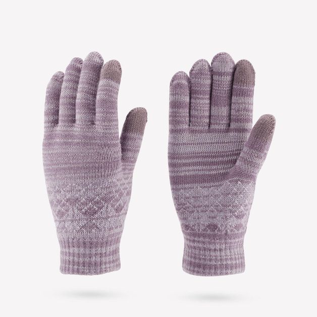 Gloves sh100 knit jr, 12-14 years Roxo-acinzentado 5-6 ANOS