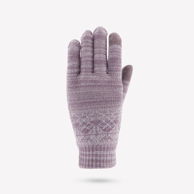 Gloves sh100 knit jr, 12-14 years Roxo-acinzentado 5-6 ANOS