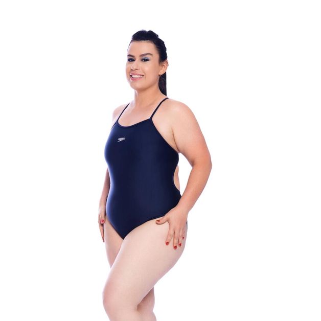 Maio feminino de natação Skinny Speedo