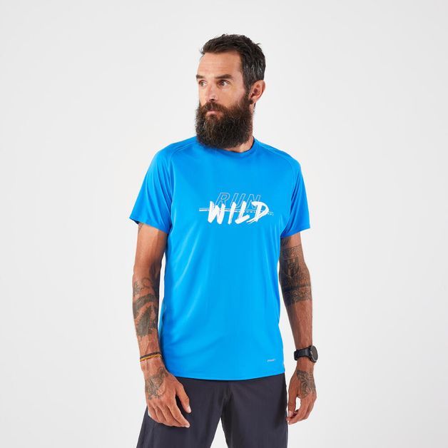 Camiseta trail masculina turquesa, gg Azul 3G