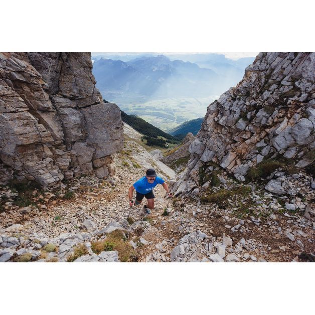 Camiseta trail masculina turquesa, gg Azul 3G