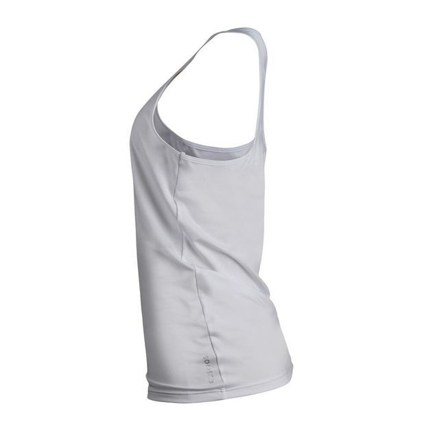 Regata básica feminina de academia 100, branca, P
