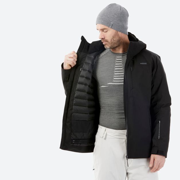 Ski jkt 500 m black, 2xl 3G