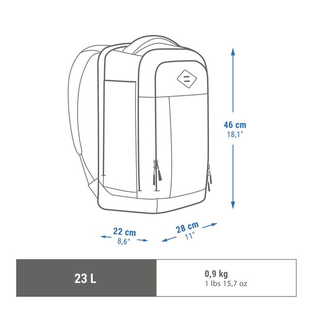 Mochila de Caminhada 23L - NH Escape 500 / COR: preto / TAMANHO: 25L