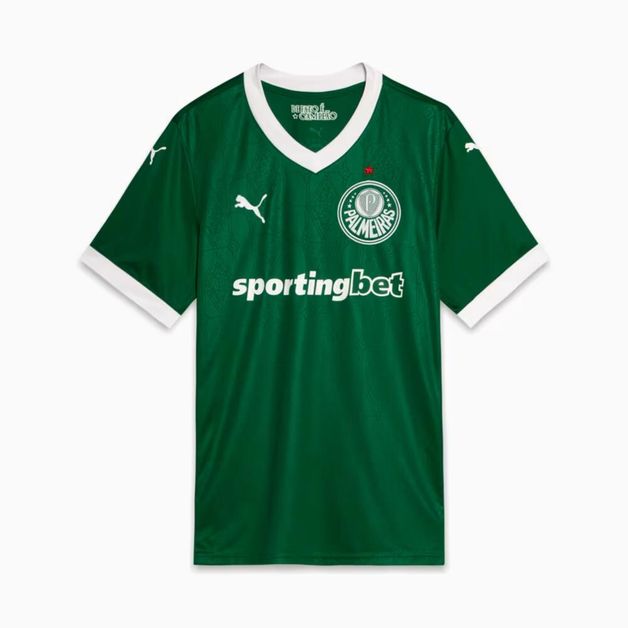 *csa puma palmeiras masc home 25, 2xl. Verde 3G