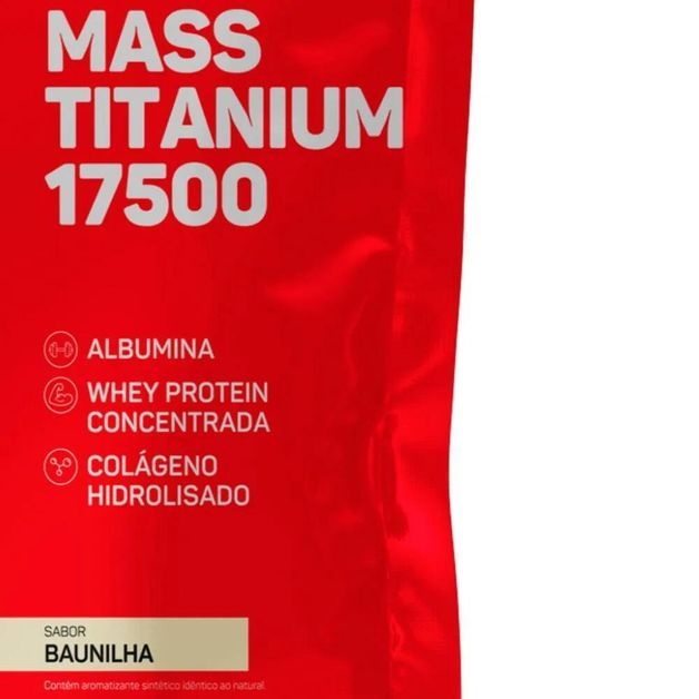 *mass titanium refil 3kg baunil, no size Baunilha UNICO