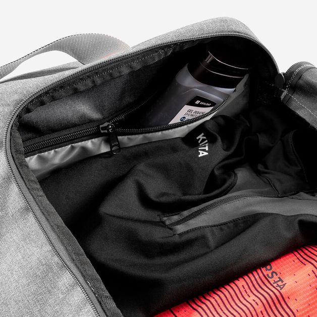 Sports bag academic 55l grey black, 55l Cinza 55L