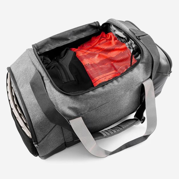 Sports bag academic 55l grey black, 55l Cinza 55L
