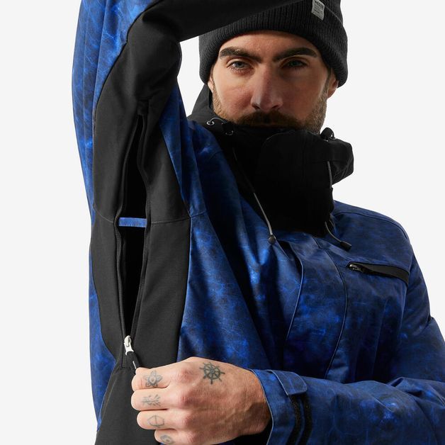 Jkt ski & snb 500 long m grey, 2xl Azul 3G