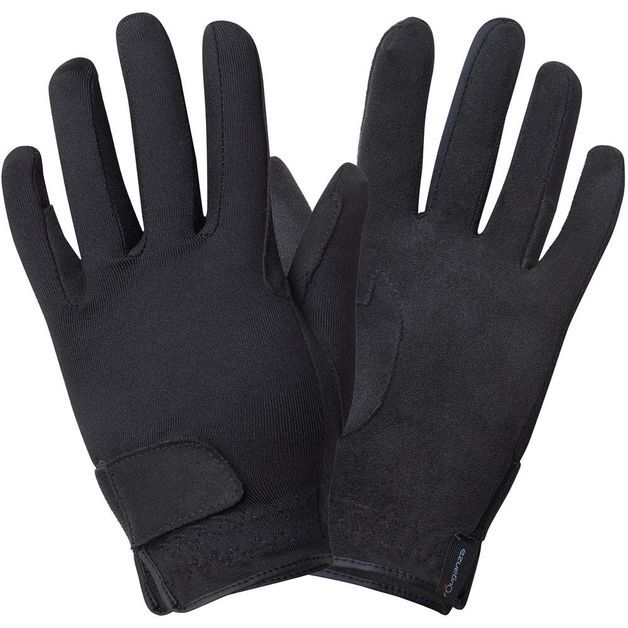 Basic kids gloves  preta, 12-14 anos Preta 8-10 ANOS