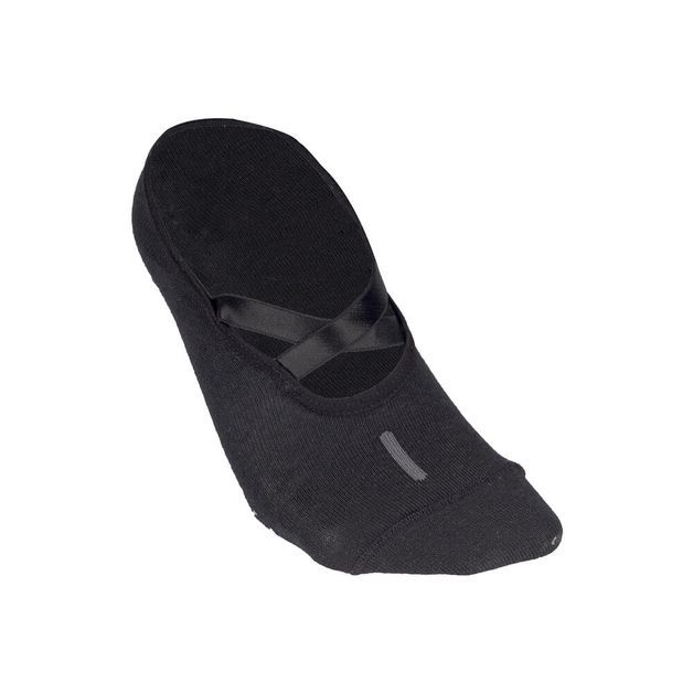 Meias Antiderrapantes Femininas 500 Domyos, preta, 34/36 BR