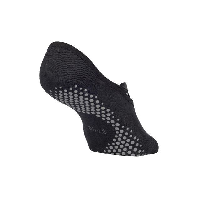 Meias Antiderrapantes Femininas 500 Domyos, preta, 34/36 BR
