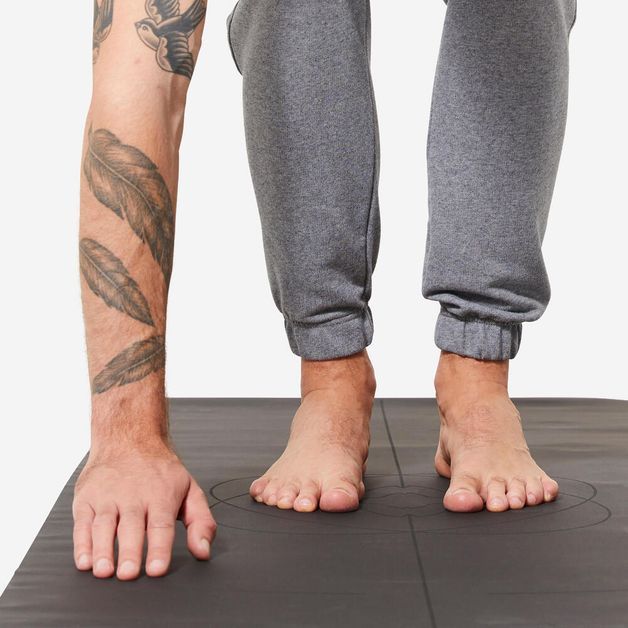 Yoga mat grip+ 4mm  europe - bl, no size Preta UNICO
