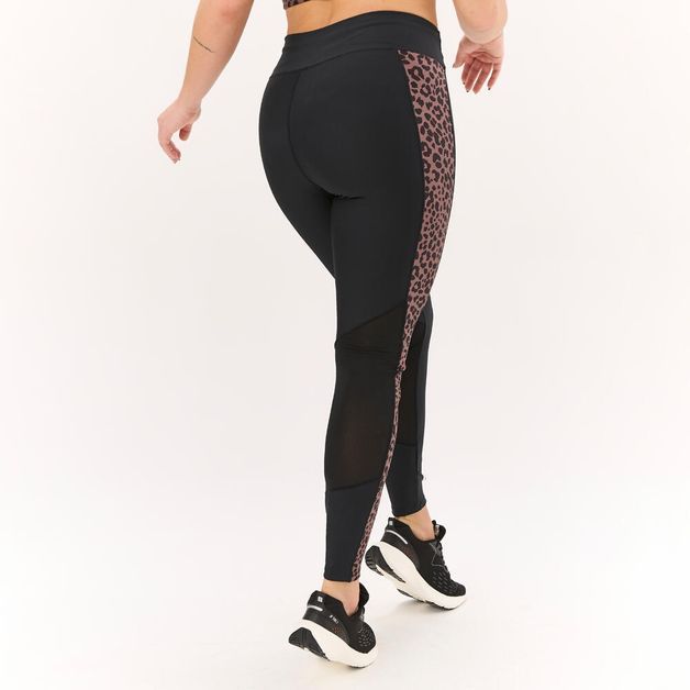 Legging Feminina de Treino com bolso 120 Domyos, preto, 3G