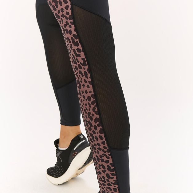 Legging Feminina de Treino com bolso 120 Domyos, preto, 3G