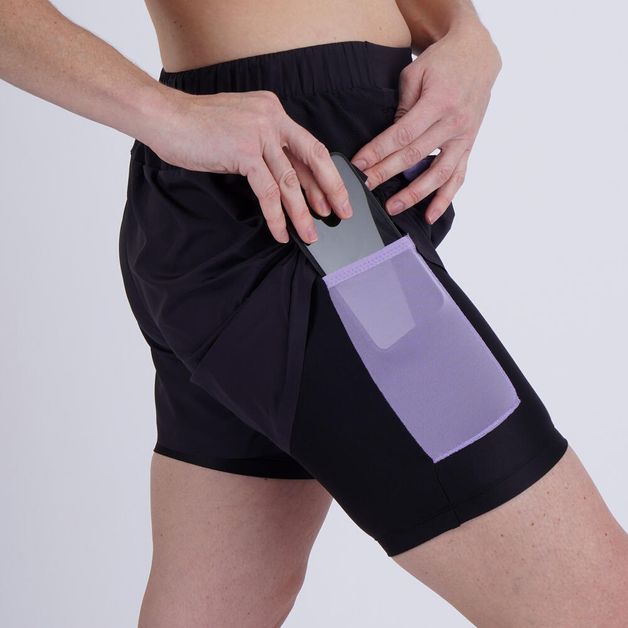 Short 2 in 1 run dry 500 b, uk 10 / eu m P