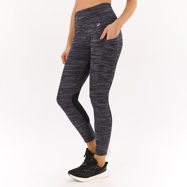 Legging Feminina de Treino com bolso 120 Domyos, cinza, 3G