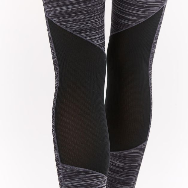 Legging Feminina de Treino com bolso 120 Domyos, cinza, 3G