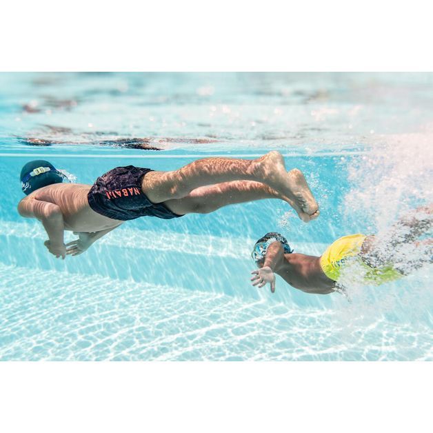 Swimshort 100 basic l, 8-9years/4'3"-4'6 Azul 7-8 ANOS