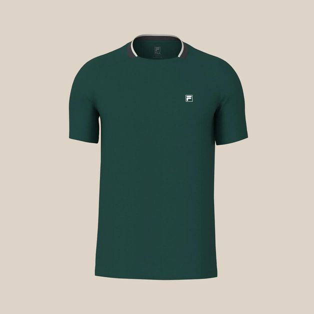 *camiseta masc fila match verde, xl Verde G