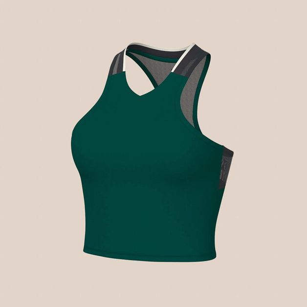*top fem fila match verde/preto, xl Verde G
