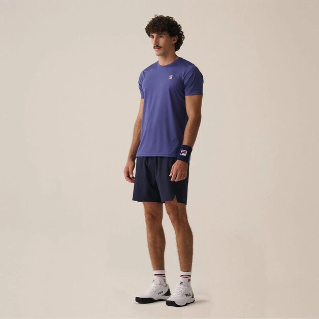 *camiseta masc fila player f-box azu, xl Azul G